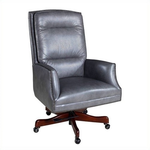 Výkonná kožená otočná sklopná kancelárska stolička