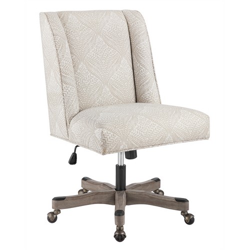 Čalúnená kancelárska stolička Draper Taupe Fern Wood